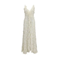 Beige Polyester Cocktail Dress