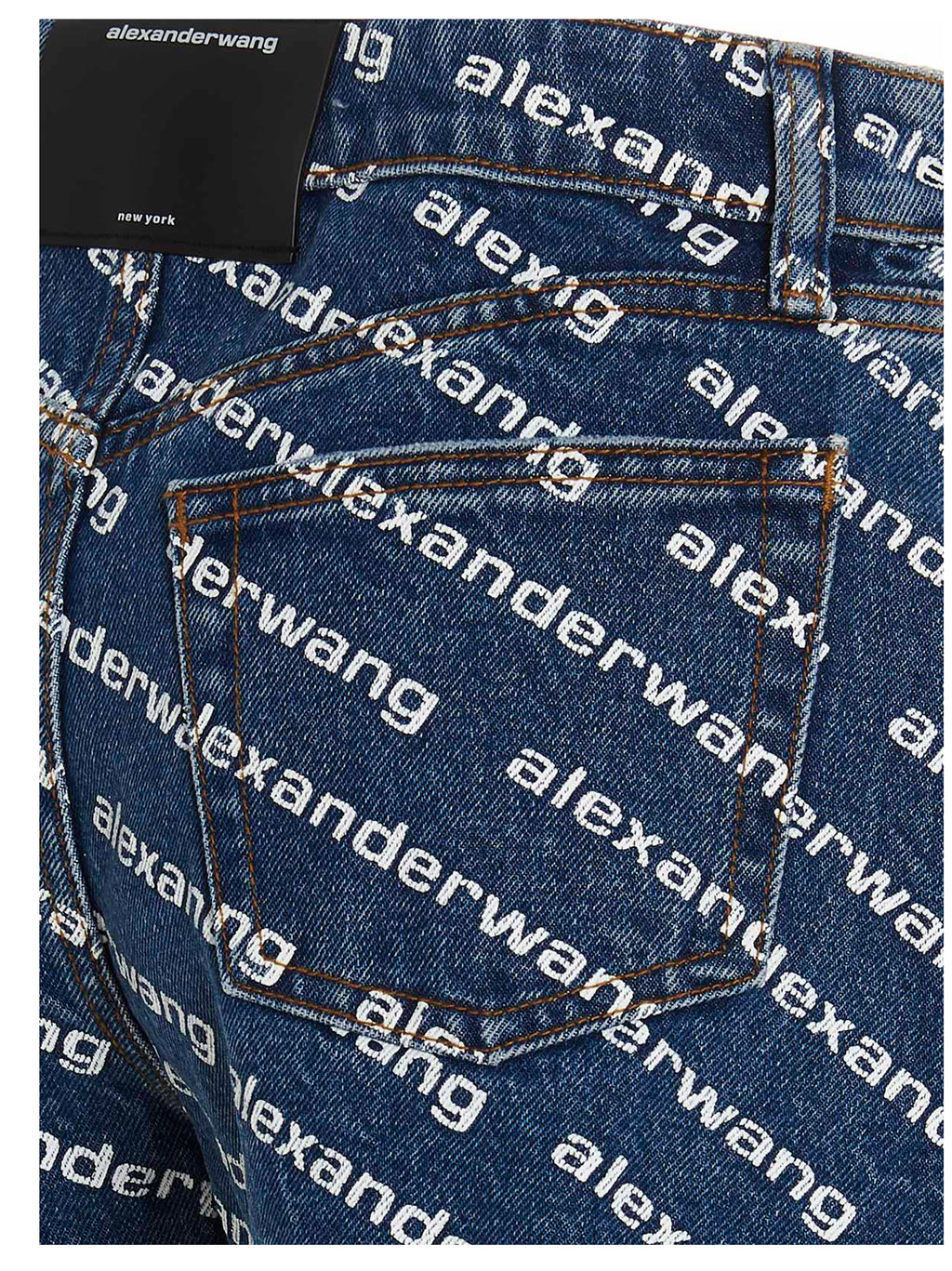 Blue Cotton Bermuda Shorts
