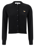 Black Virgin Wool Cardigan