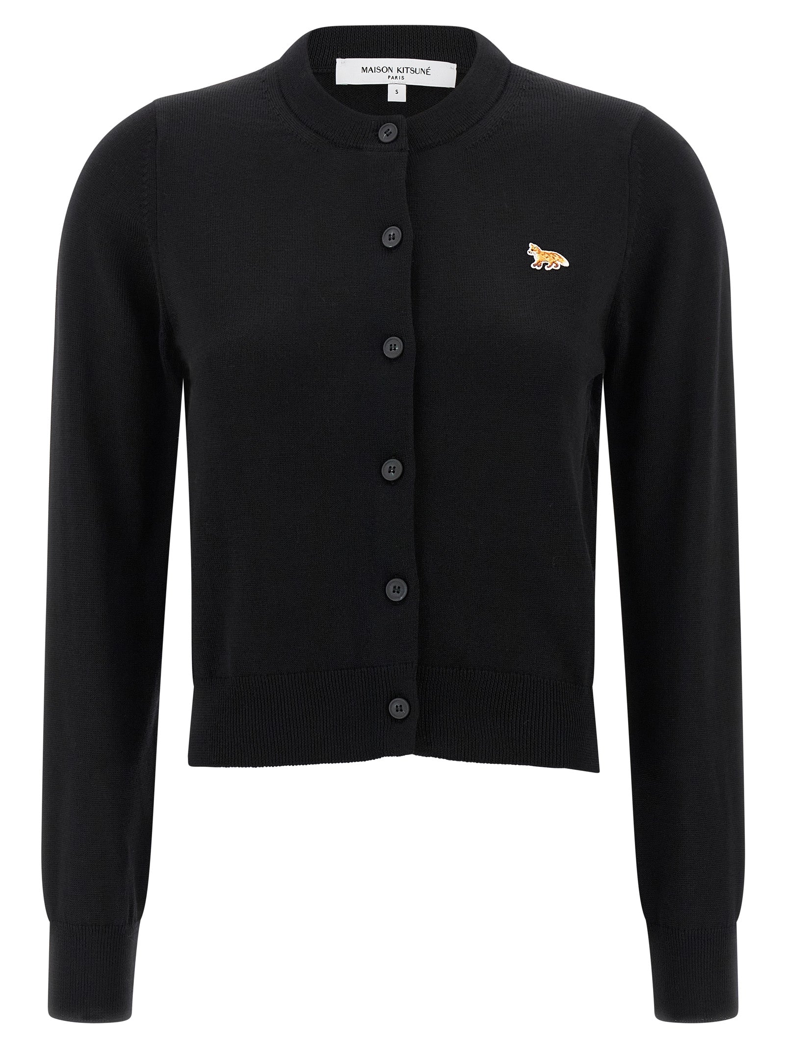 Black Virgin Wool Cardigan