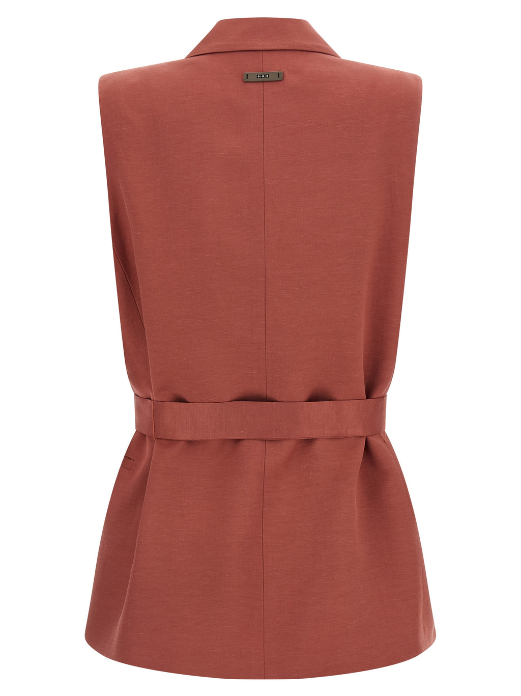 Multicolor Viscose Sleeveless Jacket