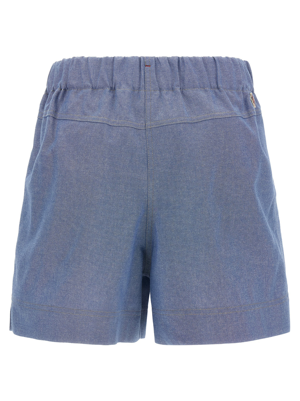 Blue Cotton Bermuda Shorts