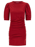 Multicolor Cotton Short Dress