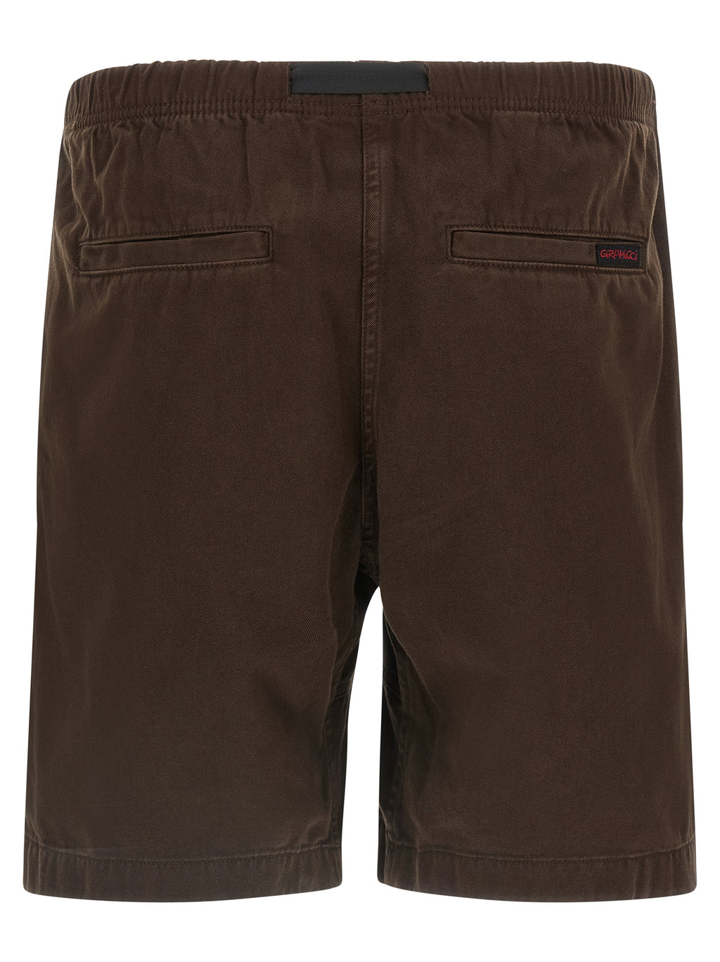 Brown Cotton Bermuda Shorts