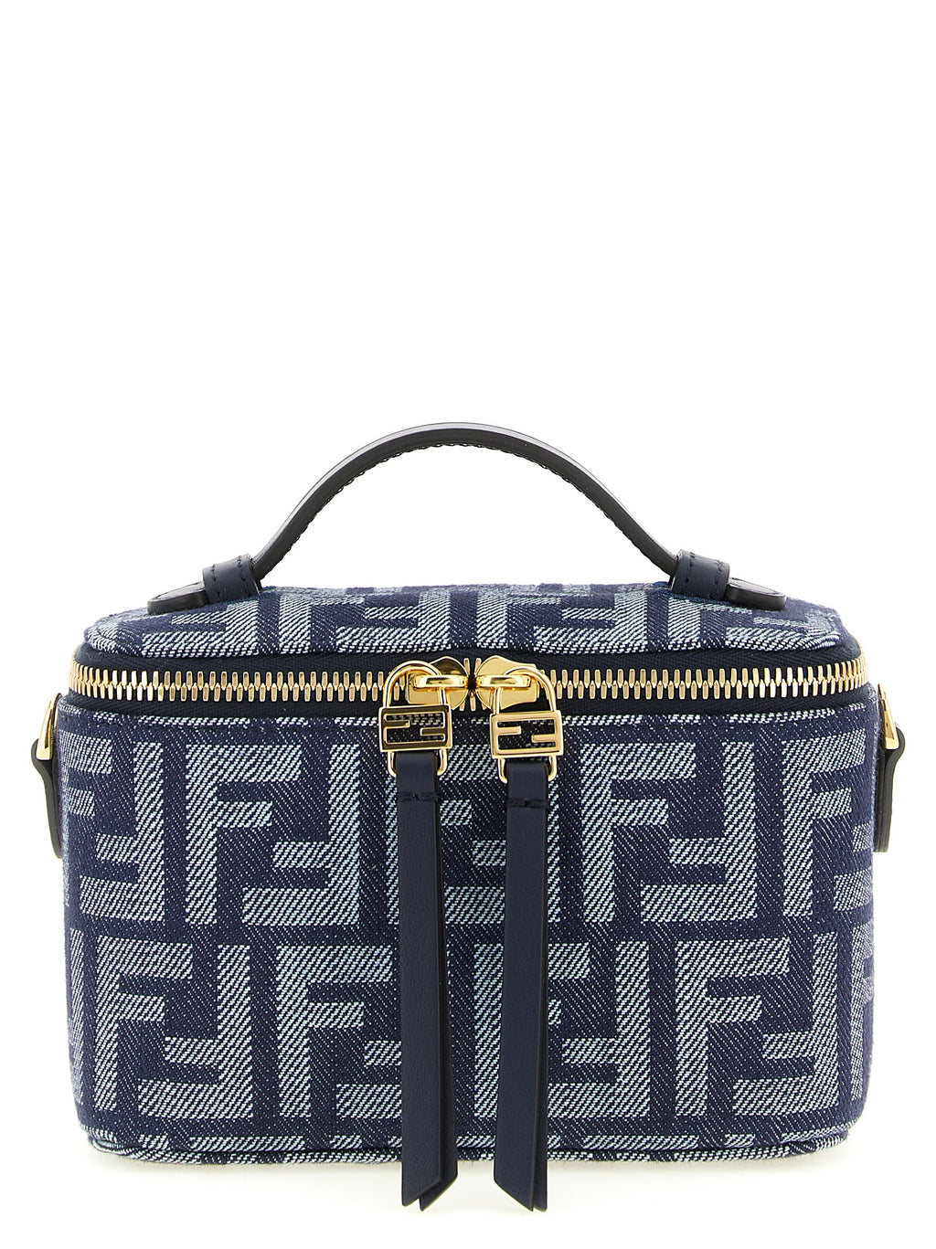 Blue Cotton Handbag