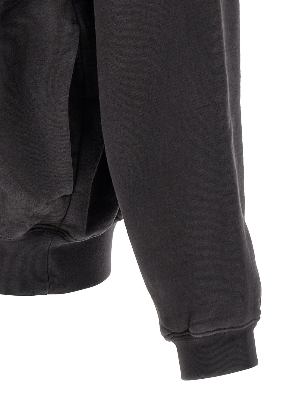 Black Cotton Sweatshirt