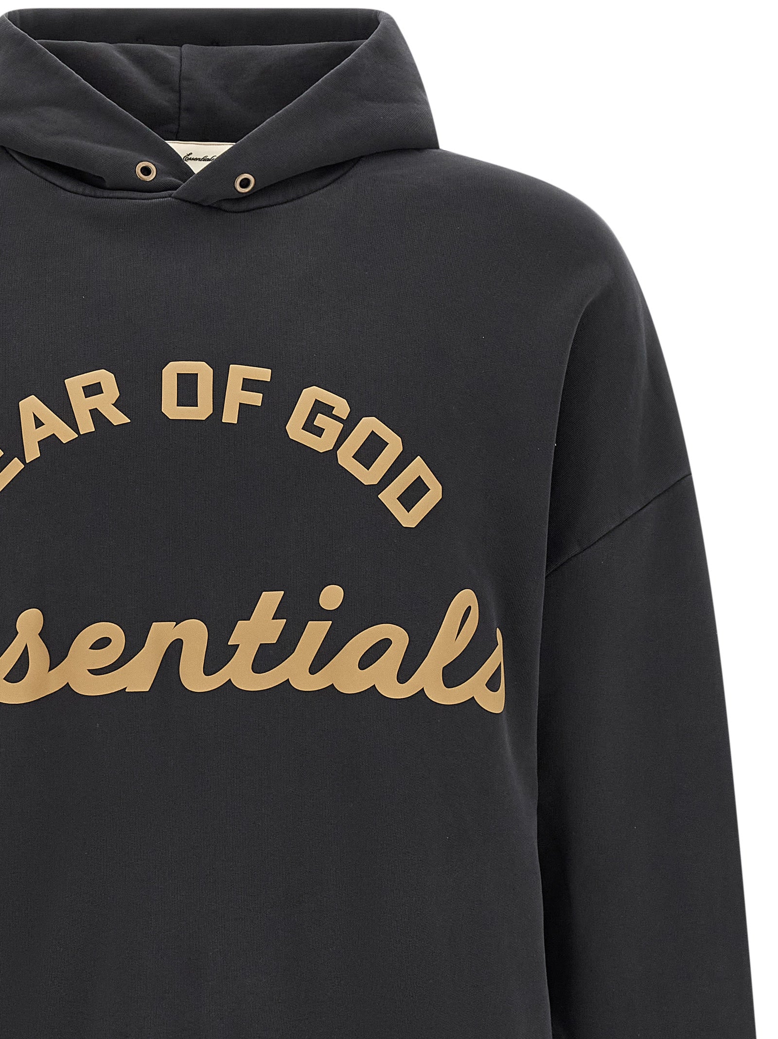 Black Cotton Sweatshirt
