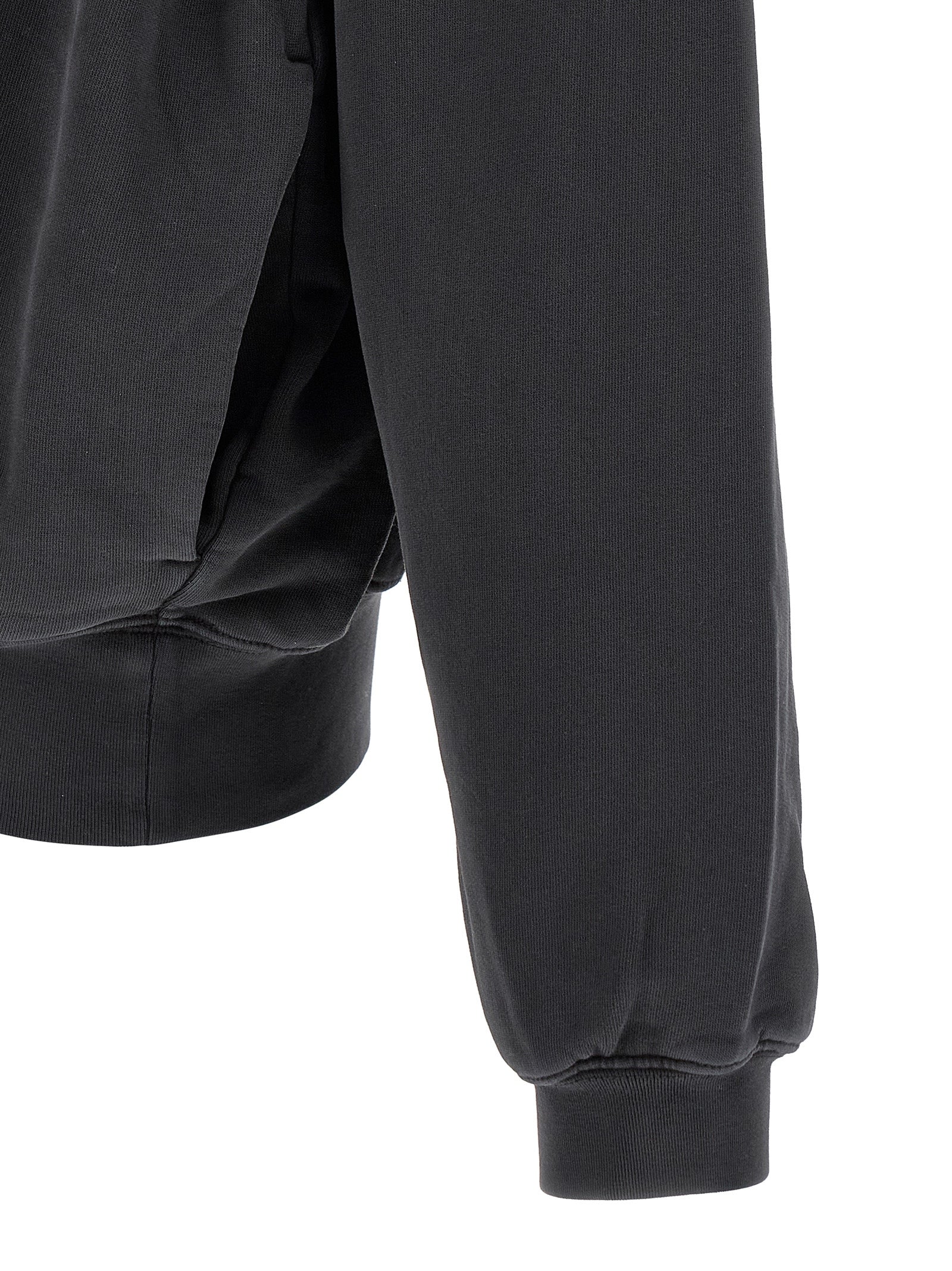 Black Cotton Sweatshirt