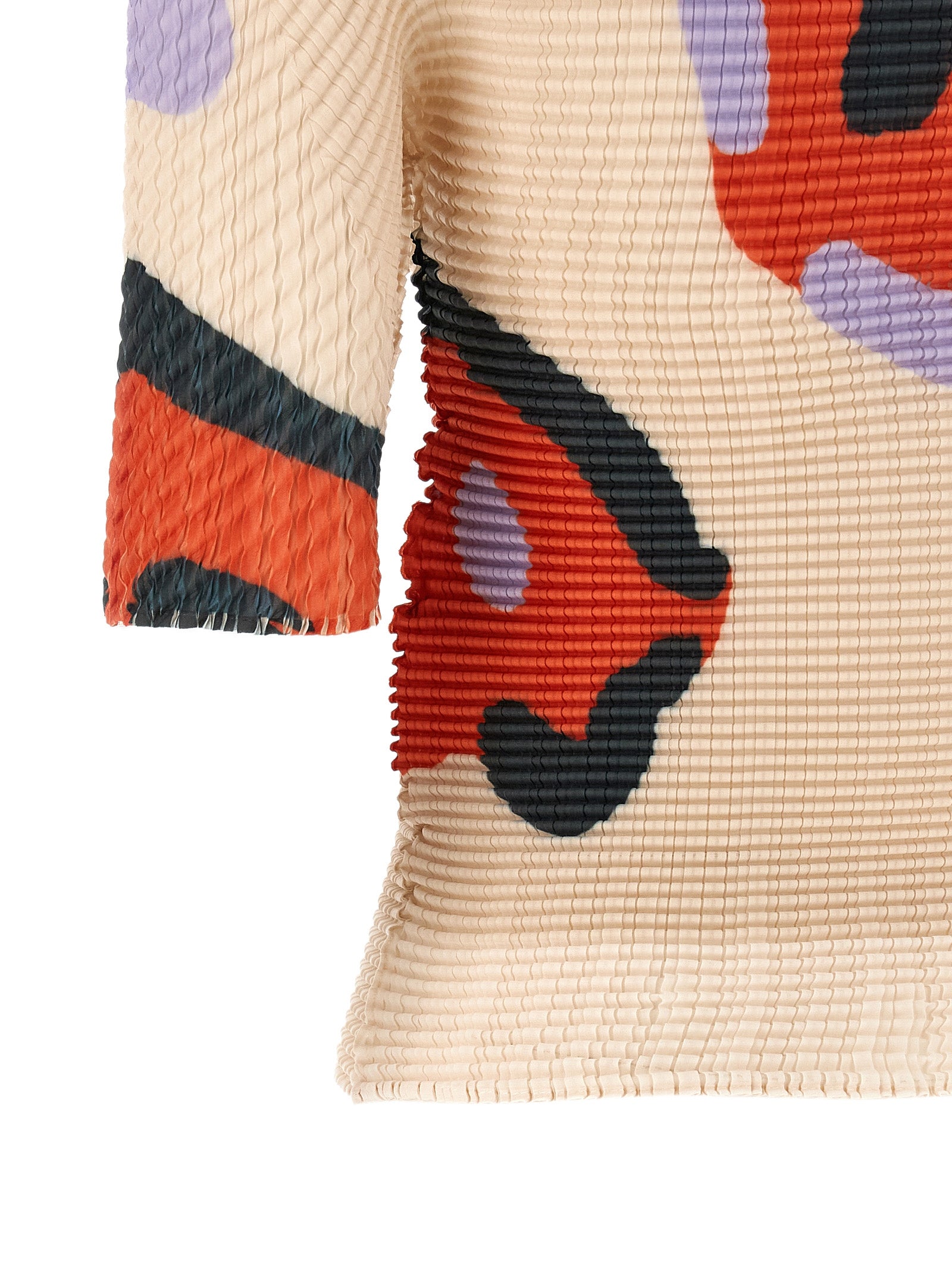 Beige Polyester Pattern Shirt