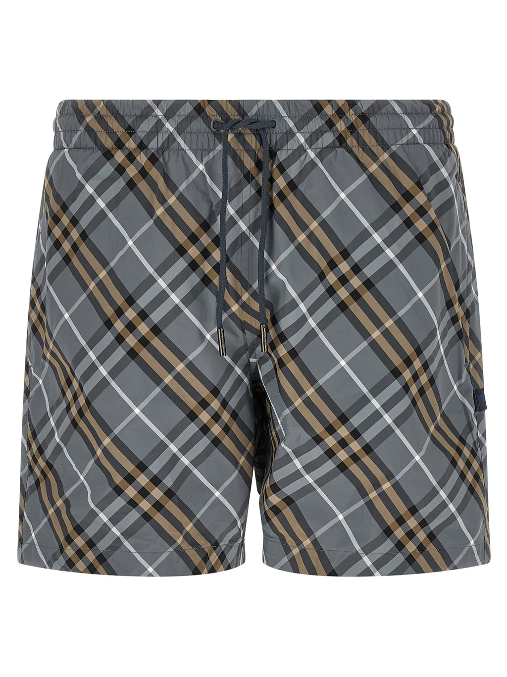 Blue Polyamide Bermuda Shorts