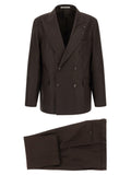 Brown Linen Two-Piece Suit