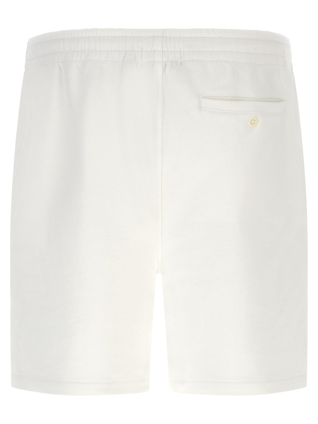 White Cotton Bermuda Shorts