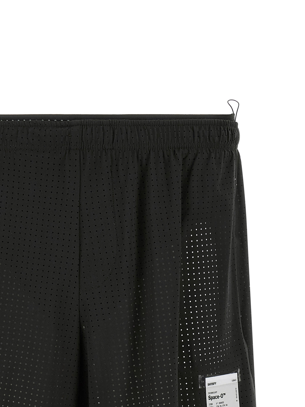 Black Polyamide Bermuda Shorts