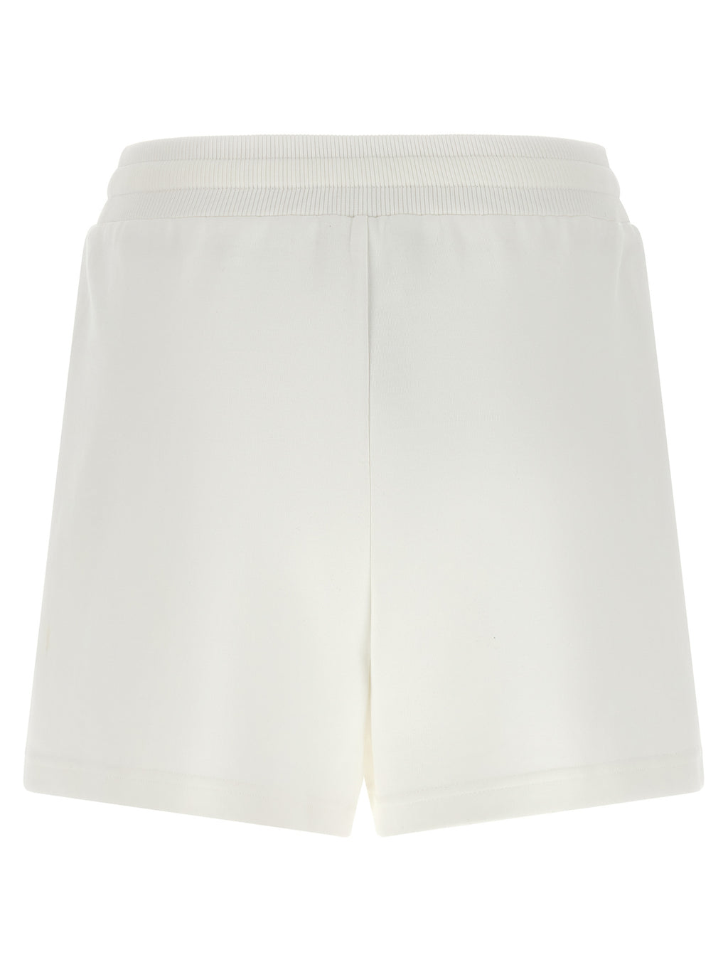 White Cotton Bermuda Shorts