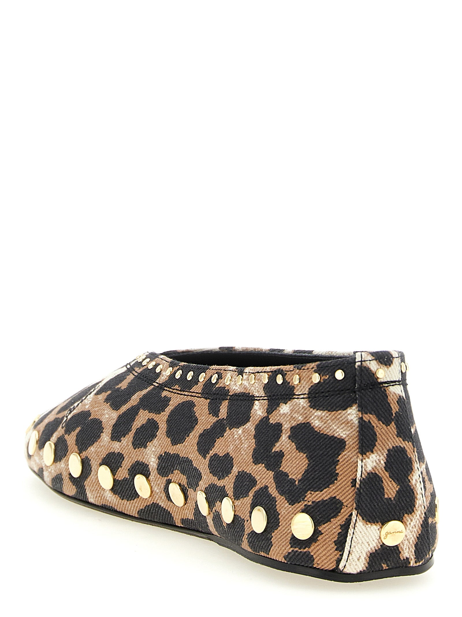 Multicolor Cotton Ballet Flats