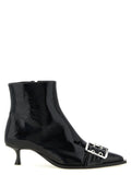Black Polyethylene Ankle Boots