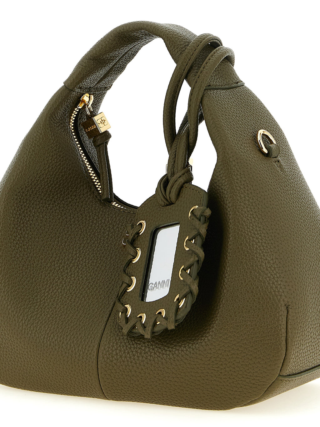 Bicolor Polyester Handbag