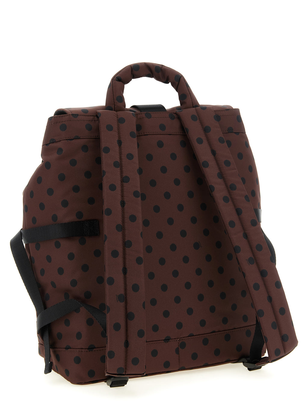 Brown Recycled Polyamide Backpack