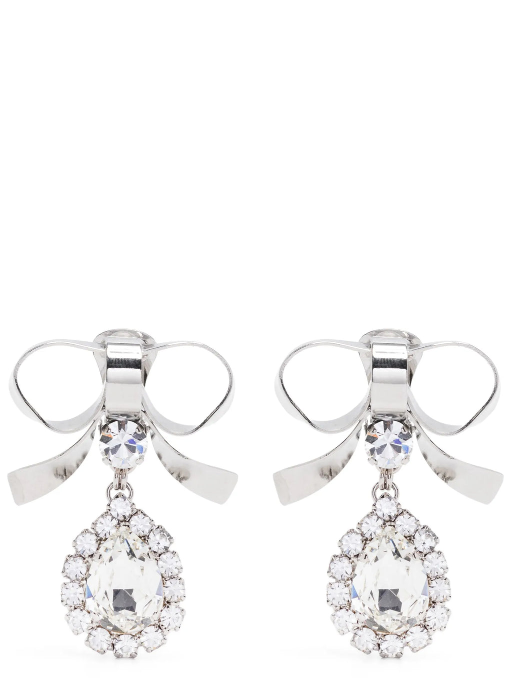 Silver Glass Earrings