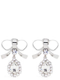 Silver Glass Earrings