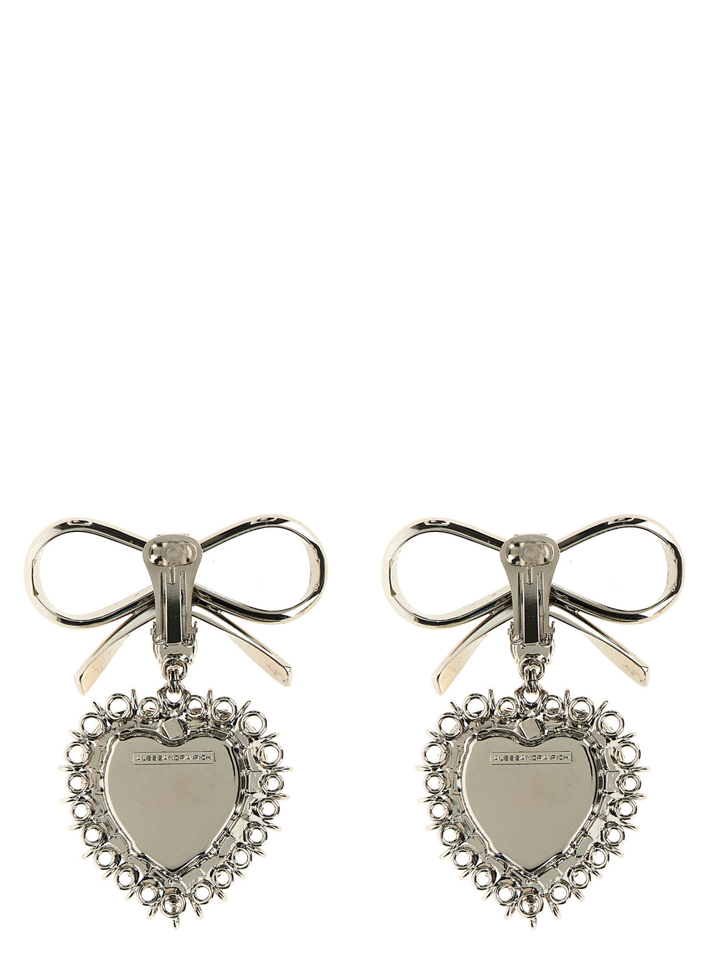 Silver Glass Earrings