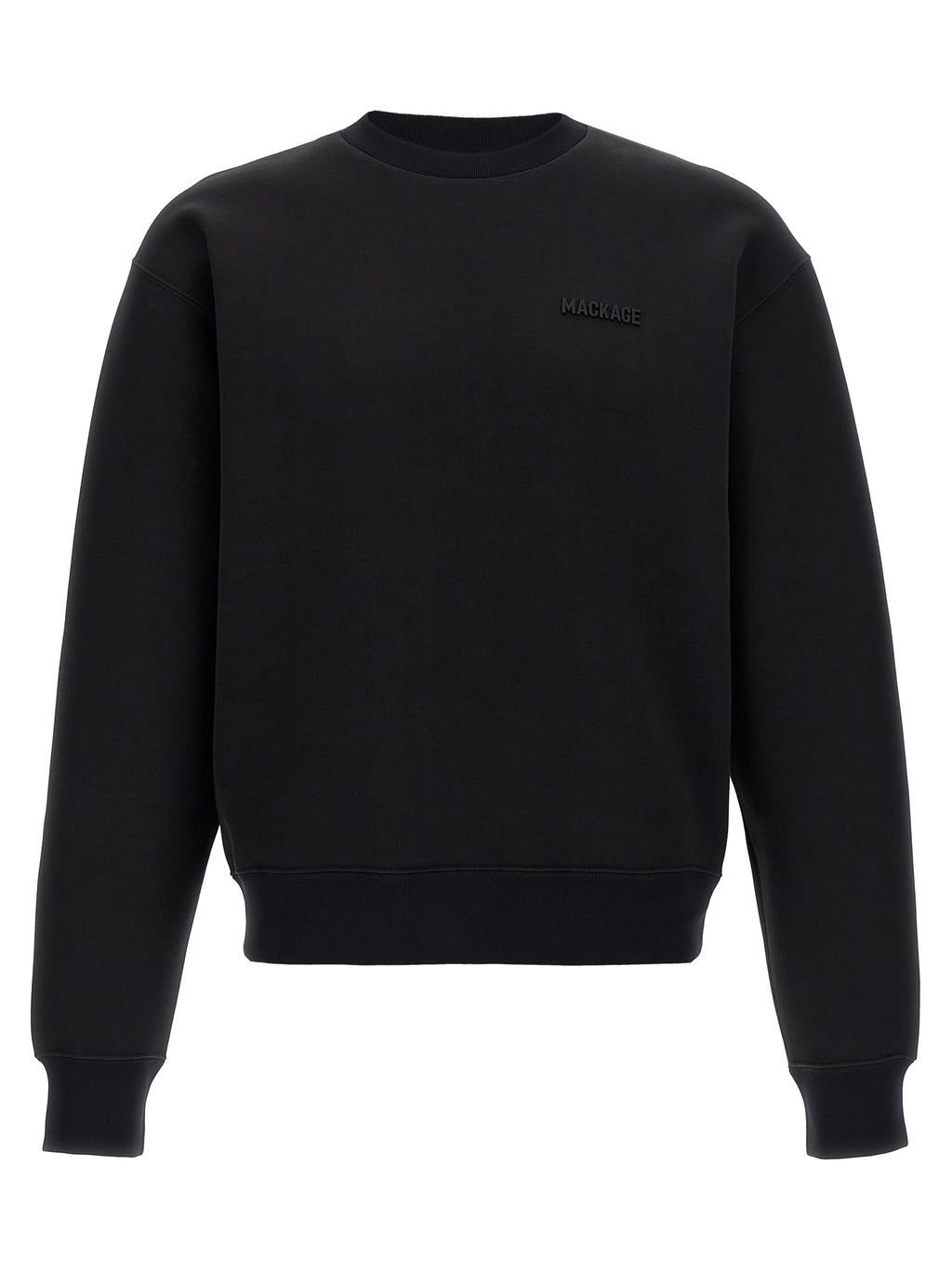 Black Cotton Sweatshirt