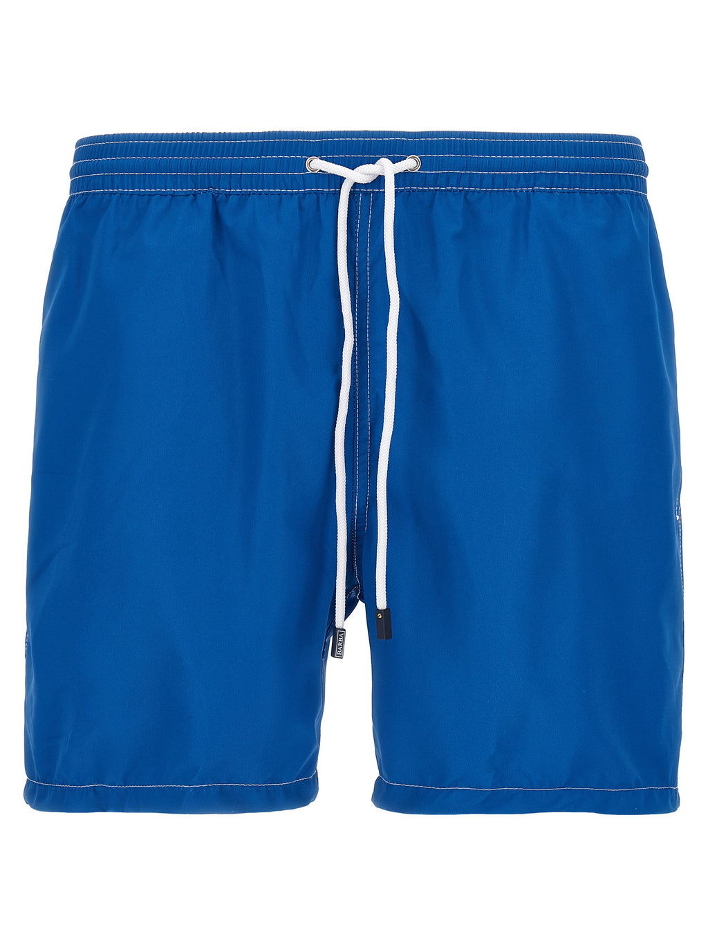 Blue Polyester Swim Shorts