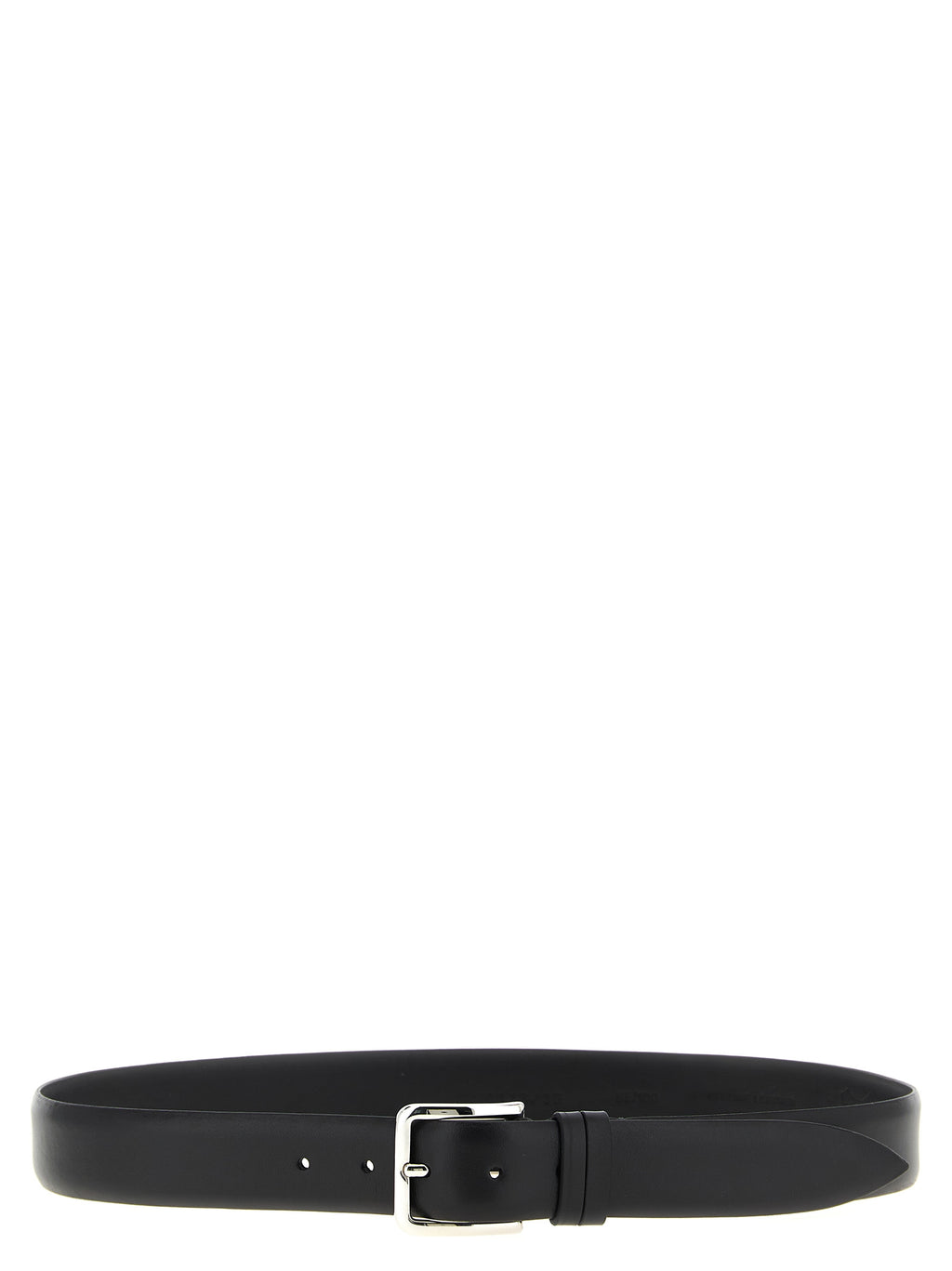 Black Leather Regular Belt