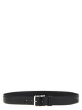 Black Leather Regular Belt