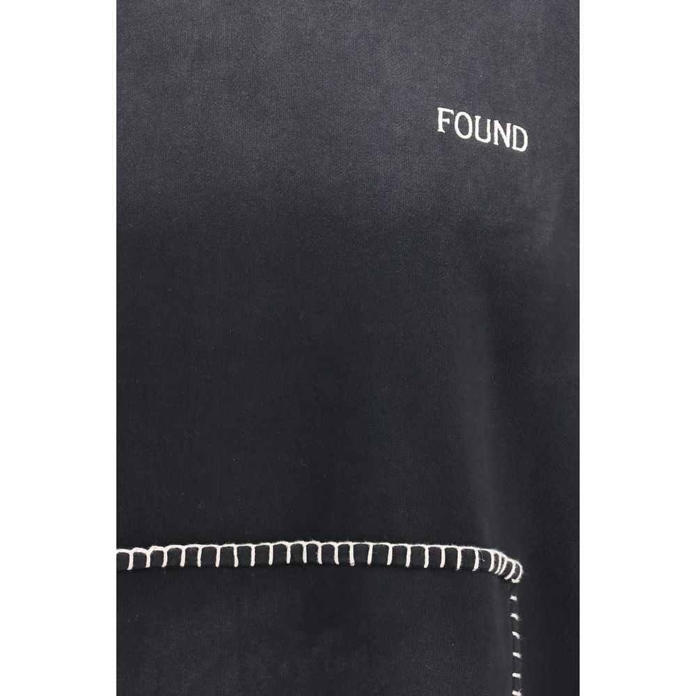 Black Cotton Sweatshirt