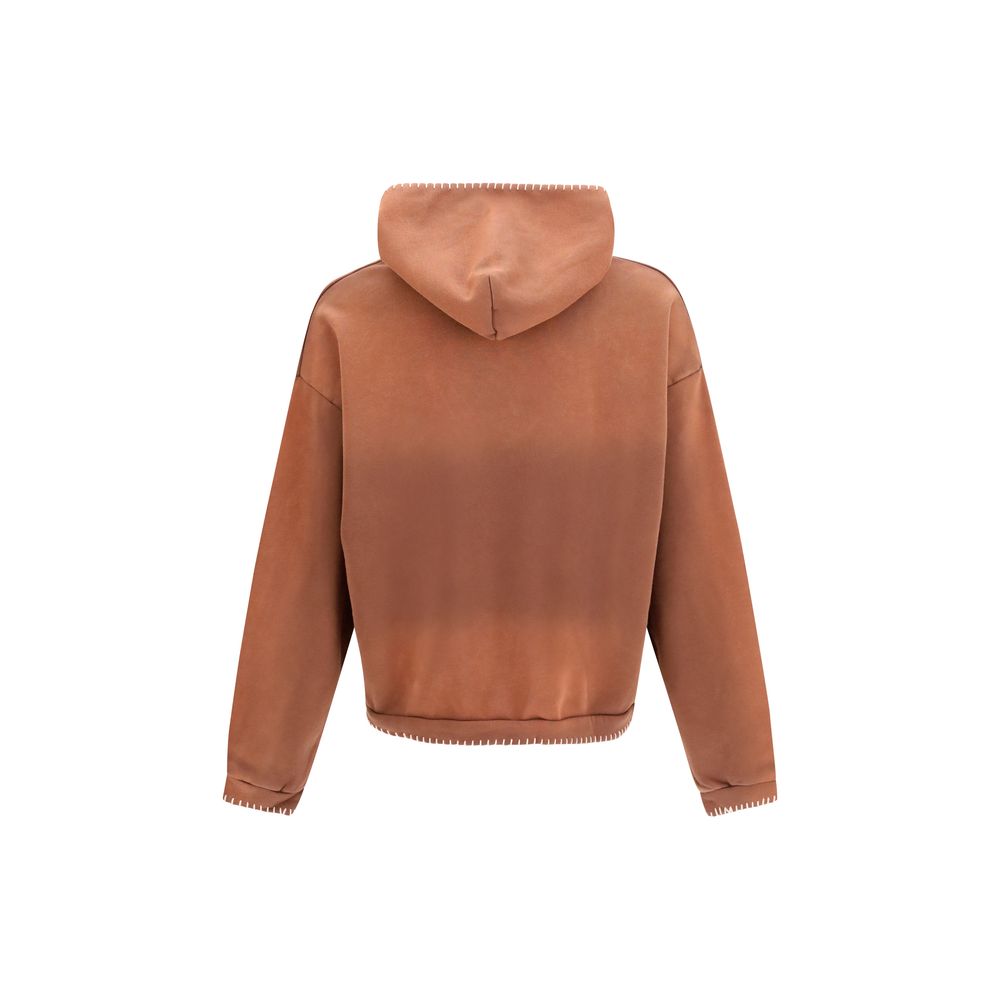 Brown Cotton Sweatshirt