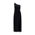 Black Polyamide Cocktail Dress