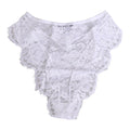 White Floral Lace Low Rise Panty Underwear