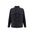 Black Cotton Shell Jacket