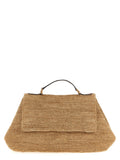 Beige Raffia Handbag
