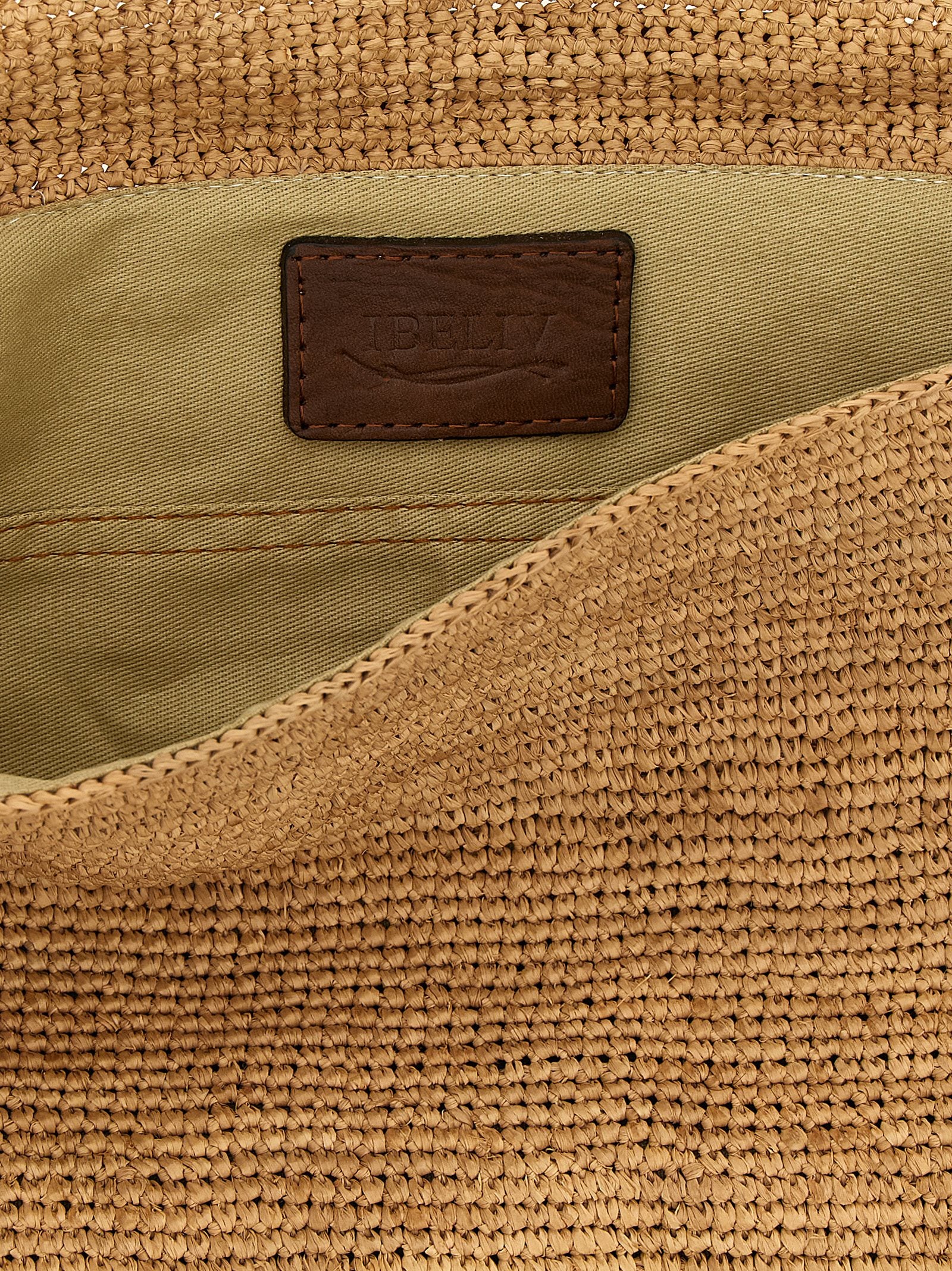 Beige Raffia Handbag