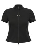 Black Polyester Top
