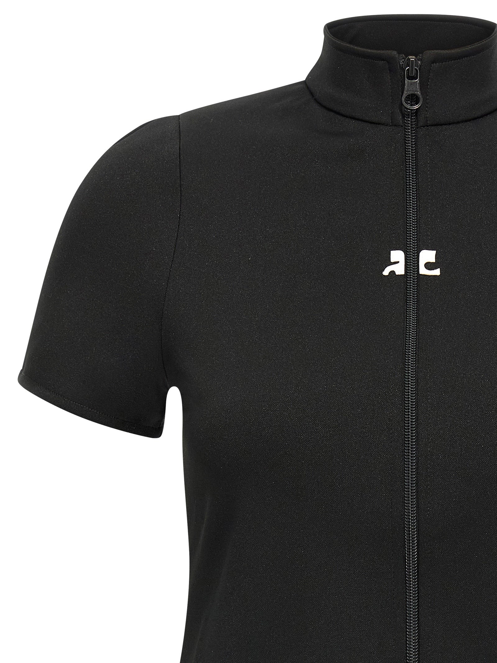 Black Polyester Top