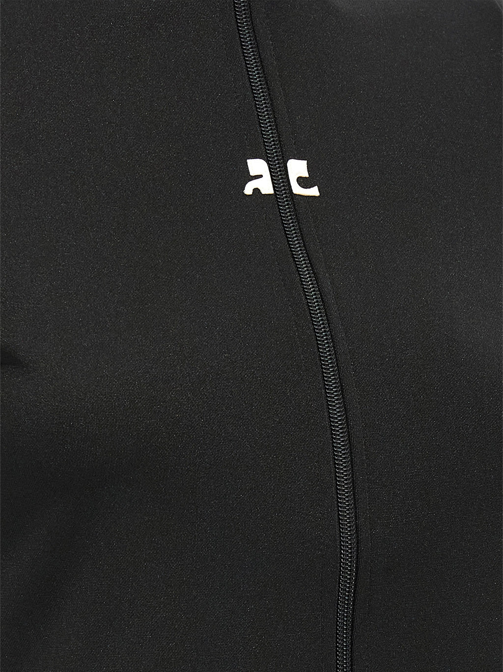 Black Polyester Top