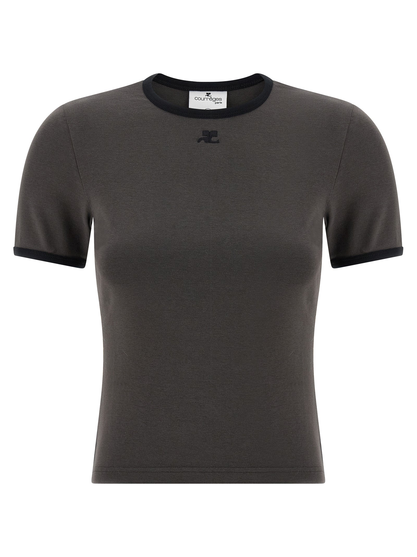 Gray Cotton T-Shirt