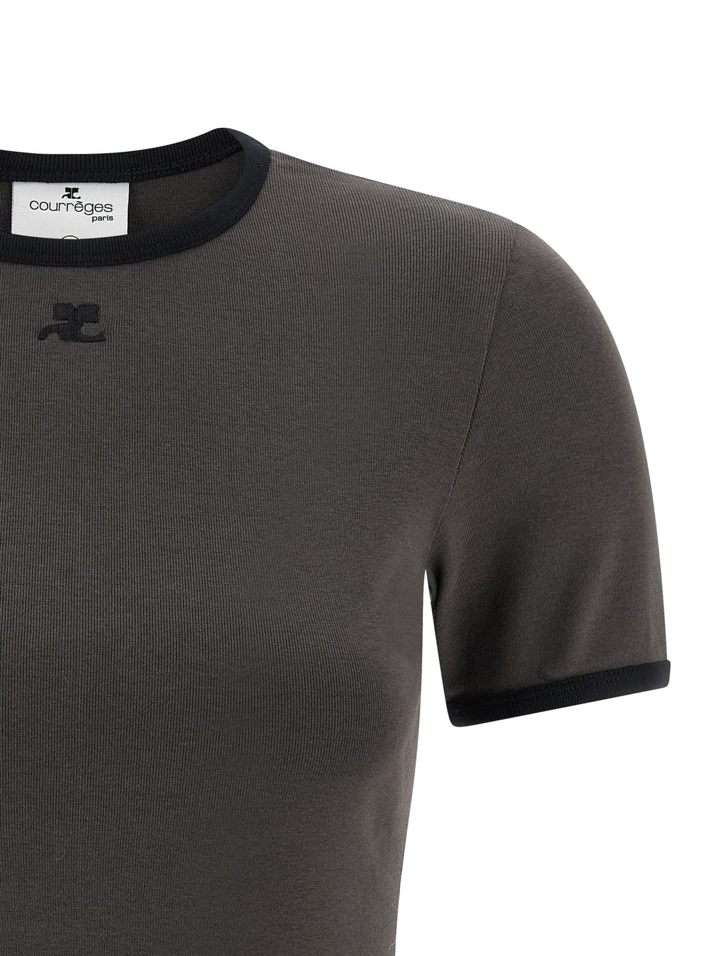 Gray Cotton T-Shirt