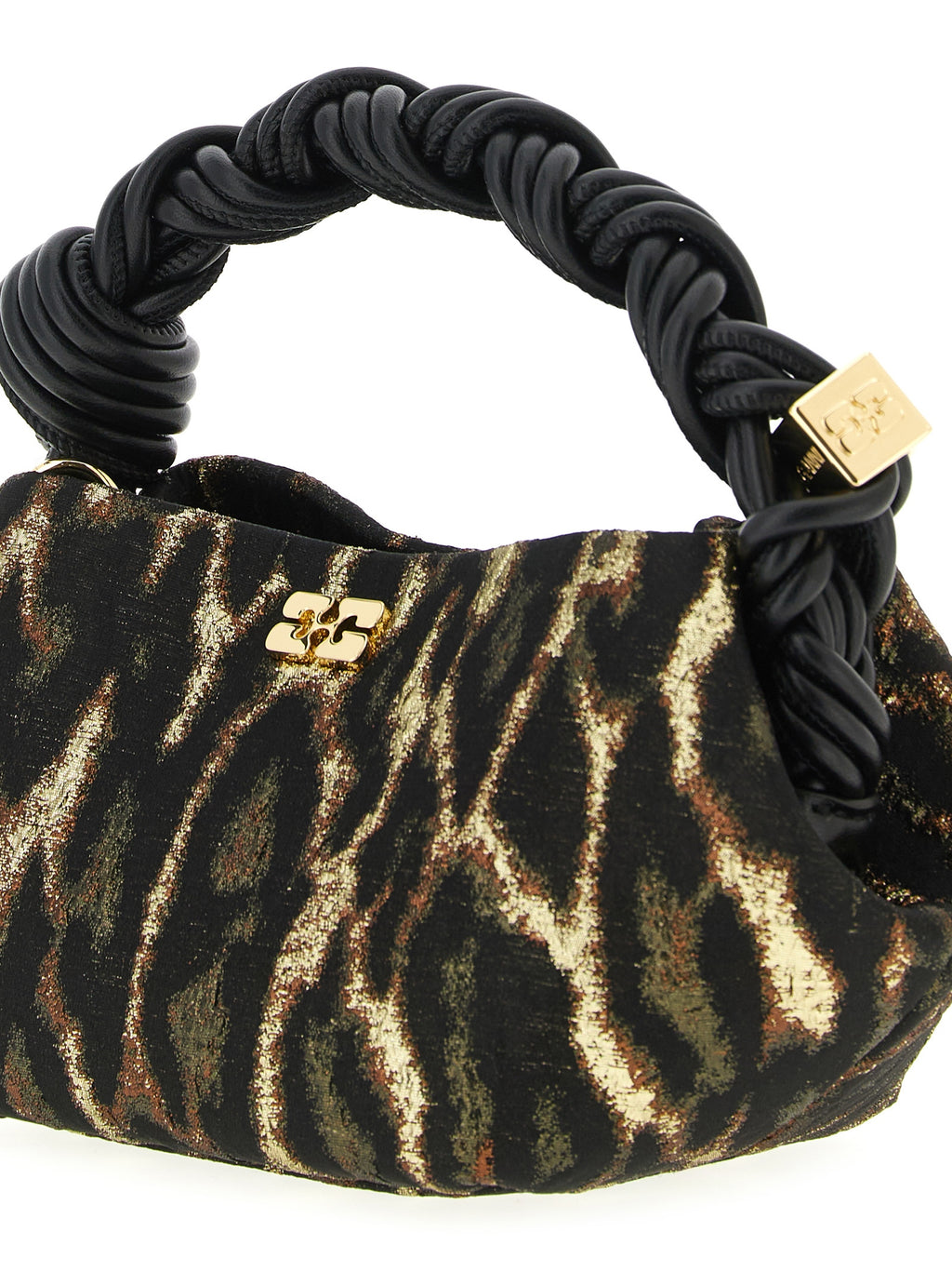 Brown Polyester Handbag