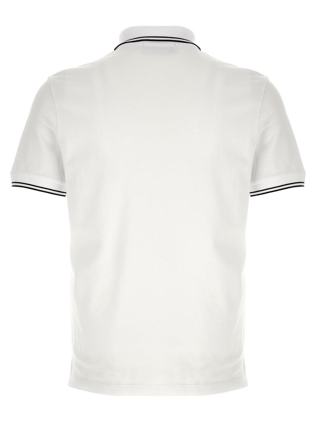 White Cotton Polo Shirt