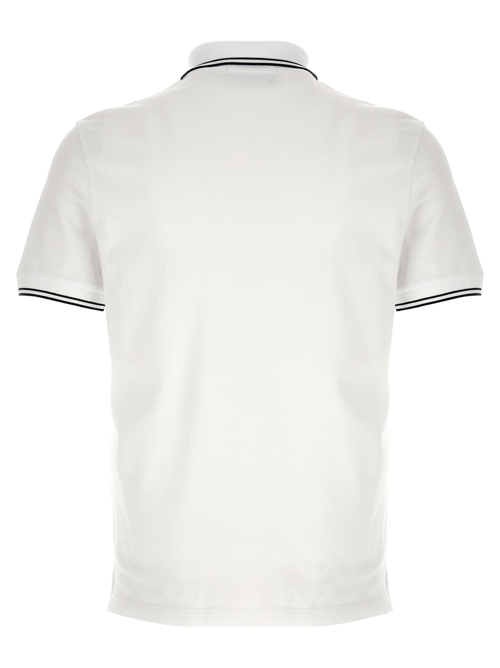 White Cotton Polo Shirt
