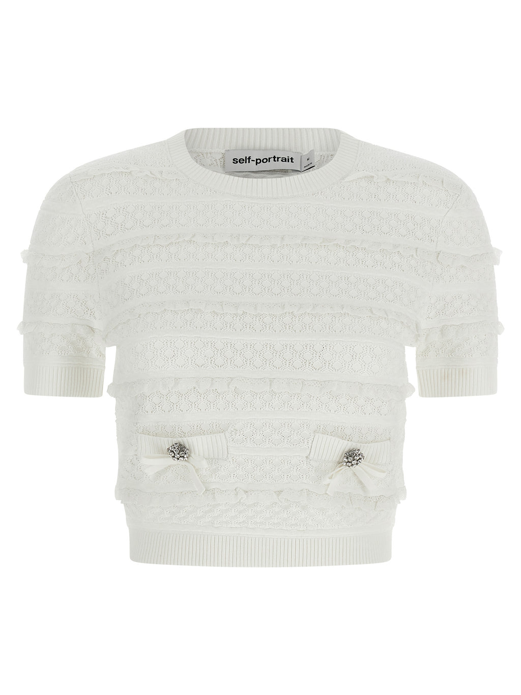 White Viscose Sweatshirt