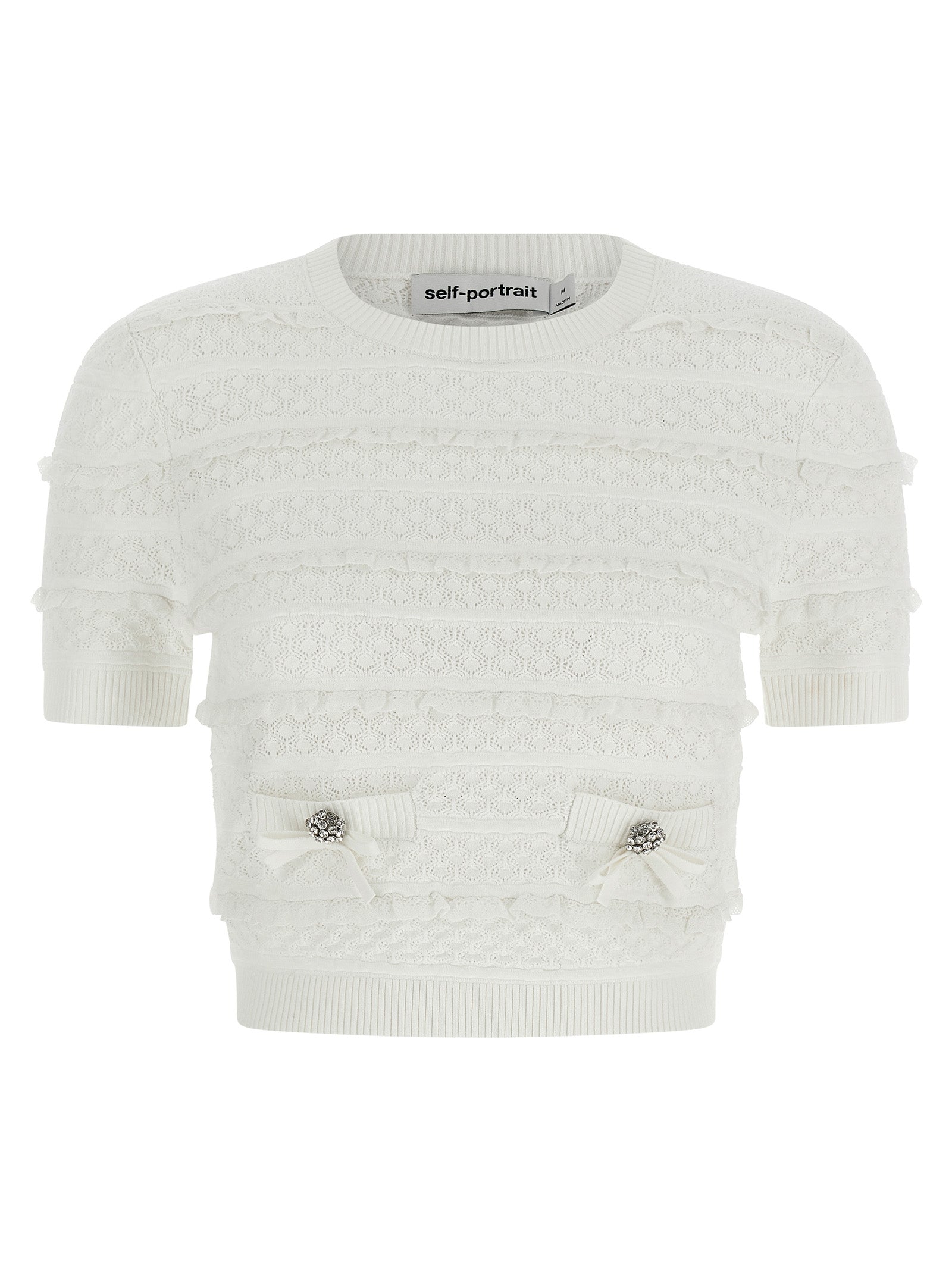 White Viscose Sweatshirt