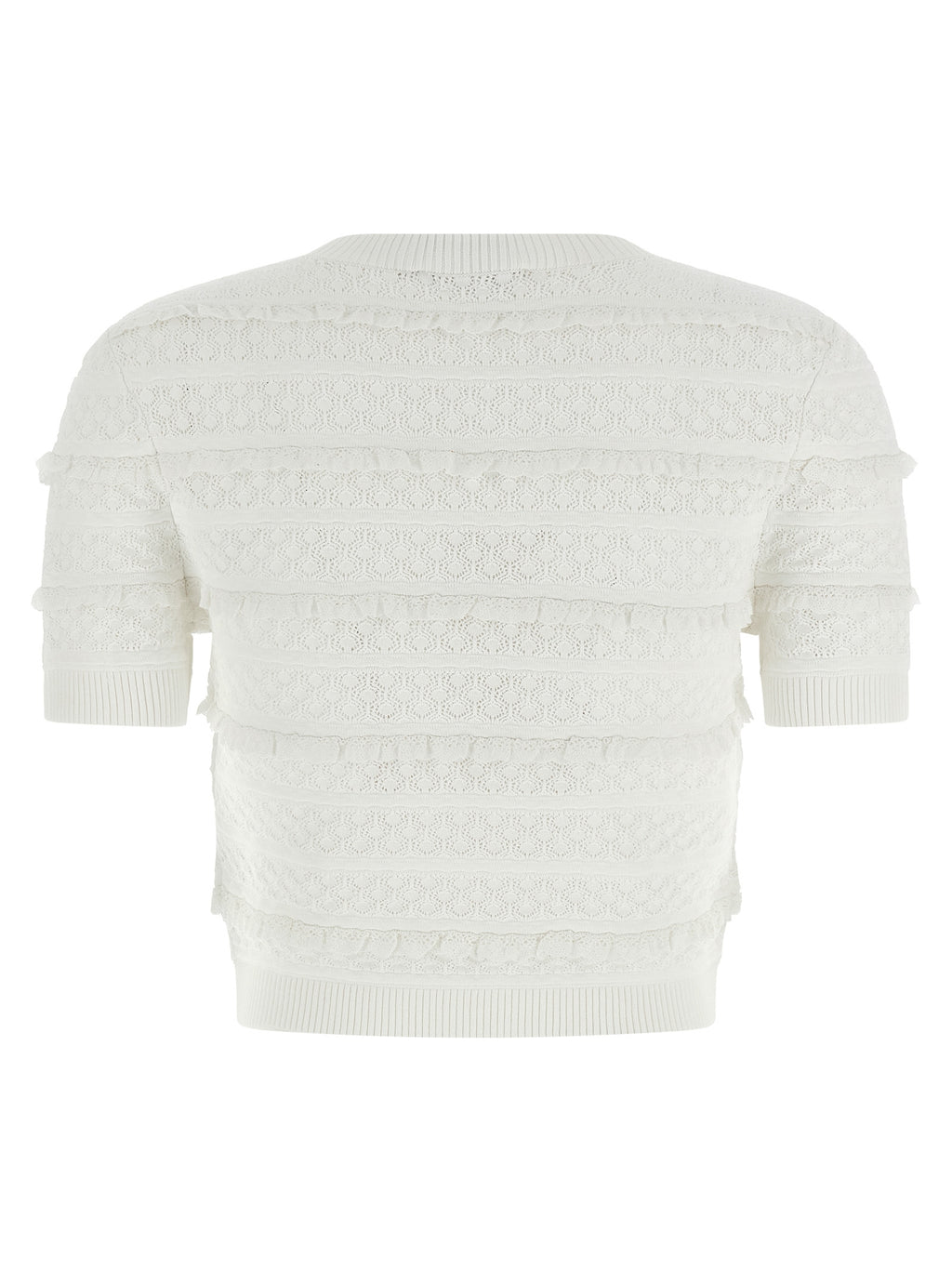 White Viscose Sweatshirt