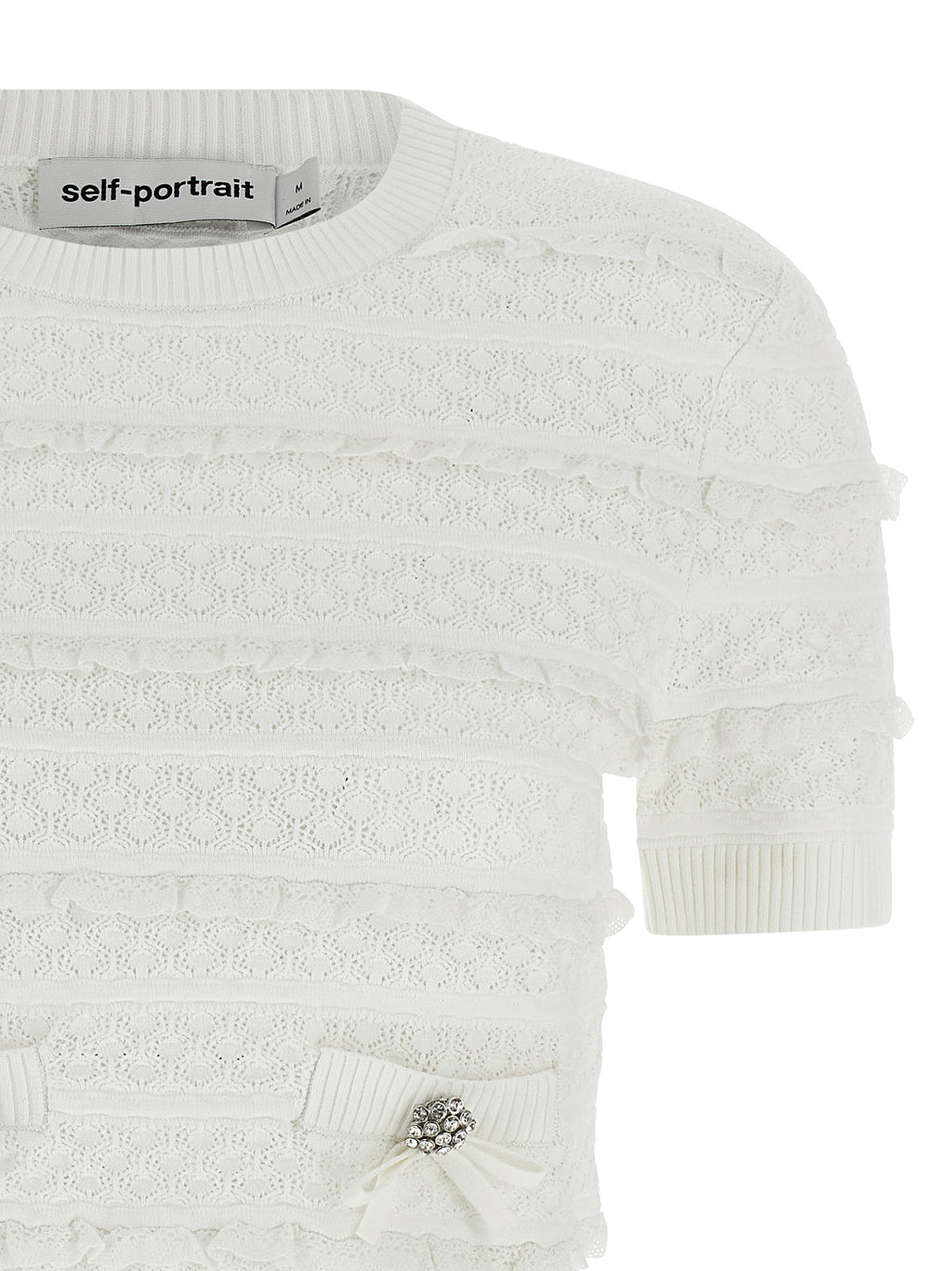 White Viscose Sweatshirt