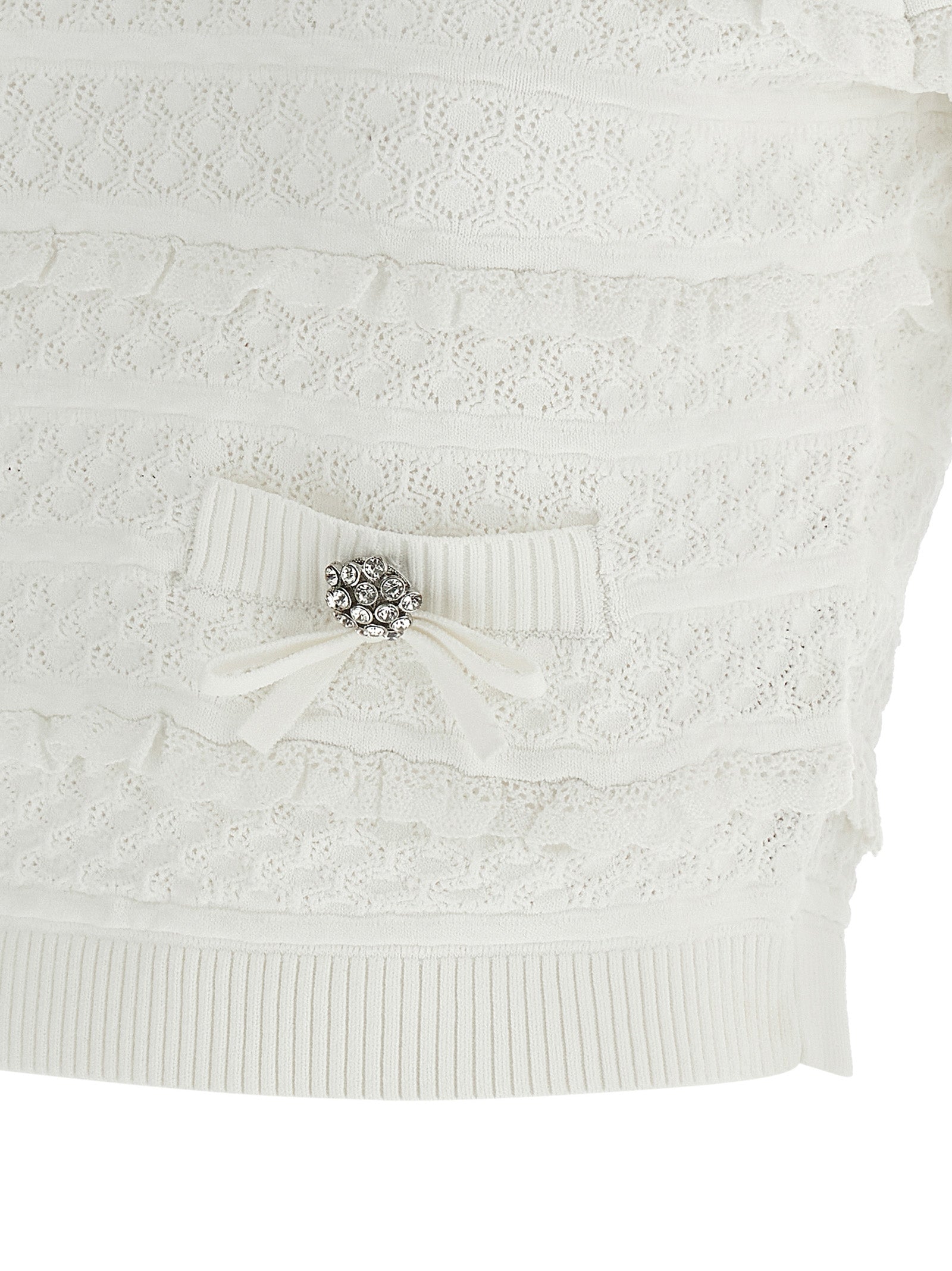 White Viscose Sweatshirt