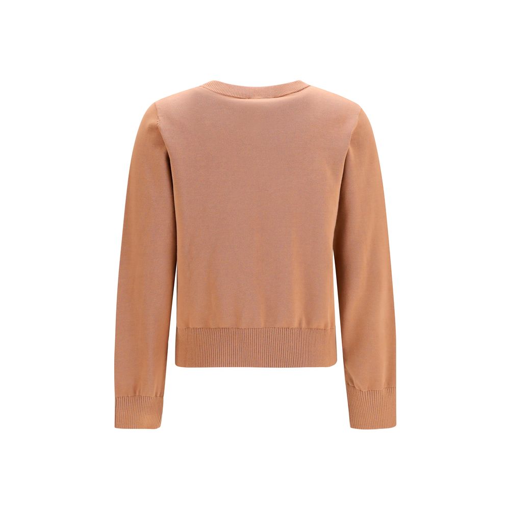 Beige Cotton Sweatshirt